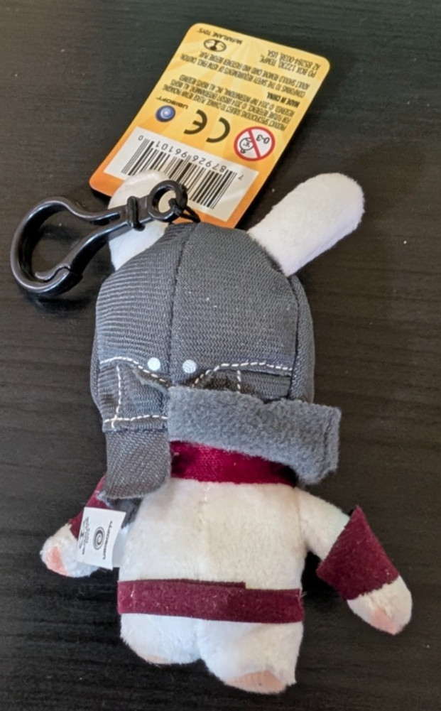 Rabbids Arno (Assassin’s Creed Unity) Rabbid Bag Clip – With Tag