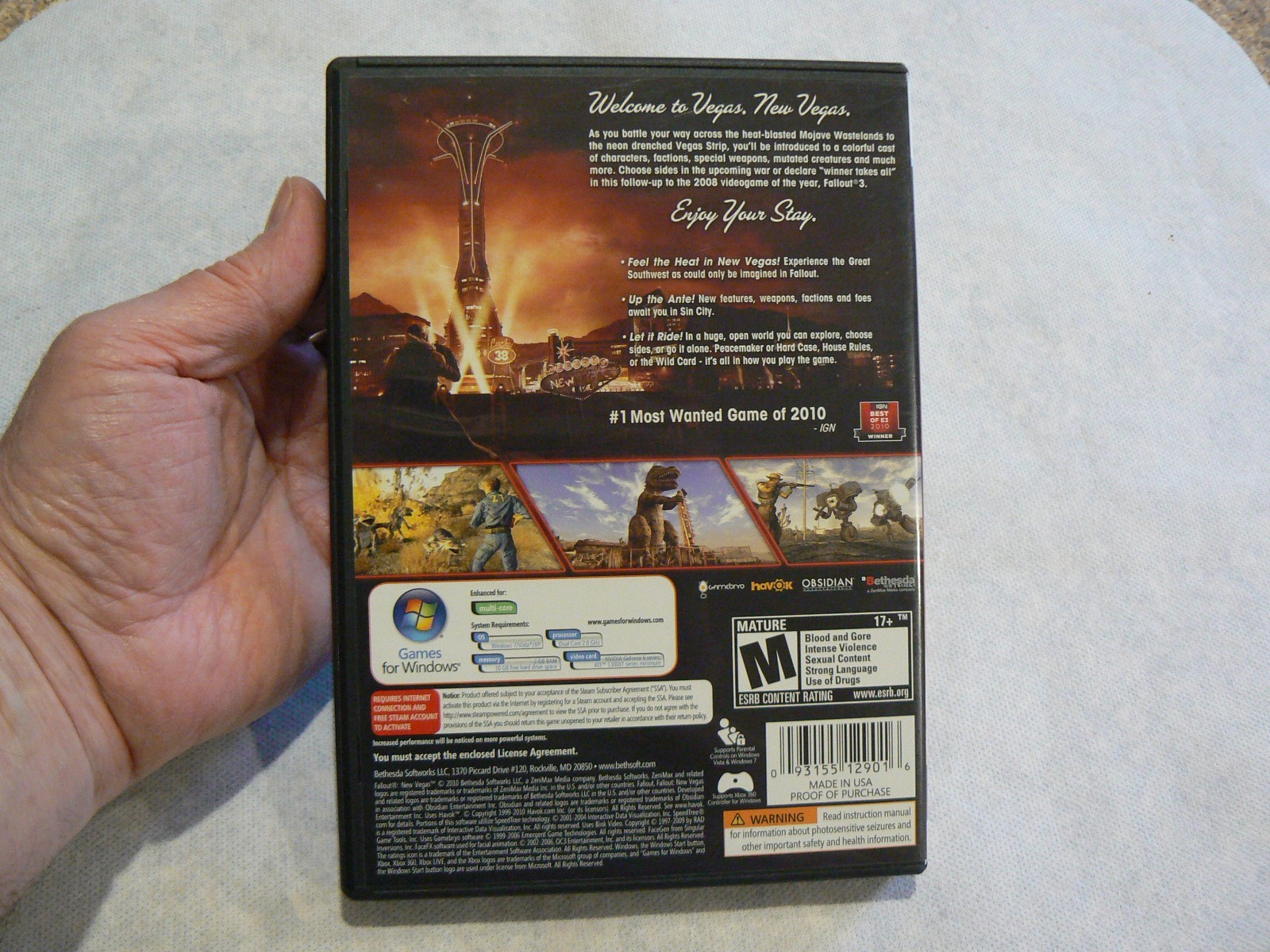 Fallout 3 GOTY Edition, Fallout 4, and Fallout New Vegas PC Games – Nice