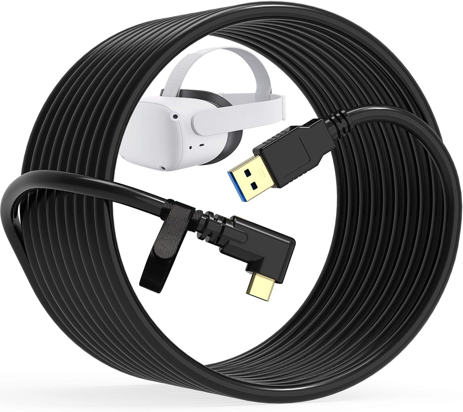 USB A to C 16FT Compatible for Oculus / Quest 2/Pro, for VR Headset Gaming
