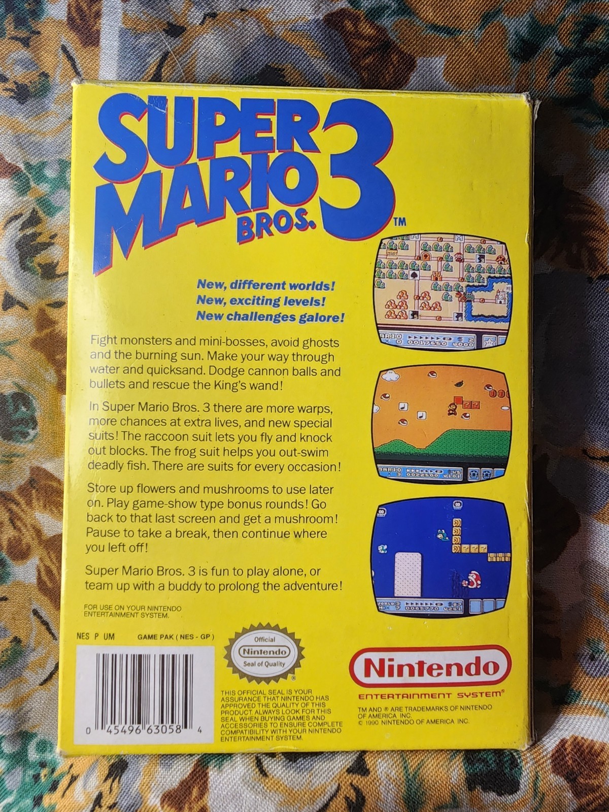 Super Mario Bros 3 | Nintendo NES | Complete In Box CIB