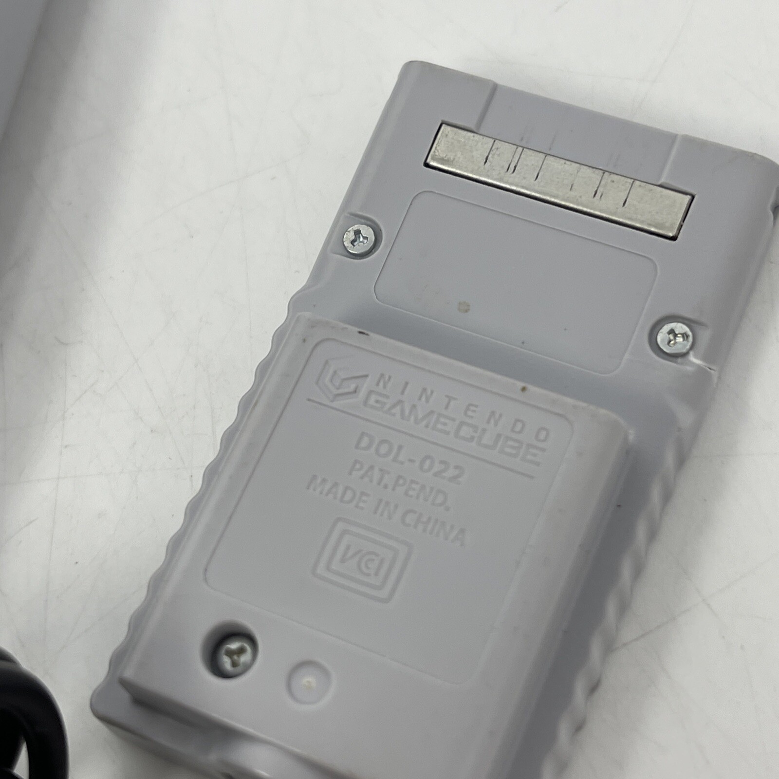 Official Nintendo GameCube Microphone Mic OEM DOL-022 Gray Tested Game Cube