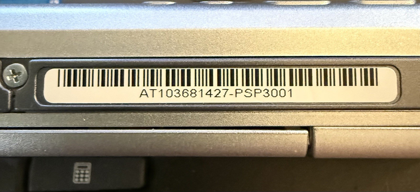 Sony PSP 3001 Silver PSP Playstation Portable Console, New Battery