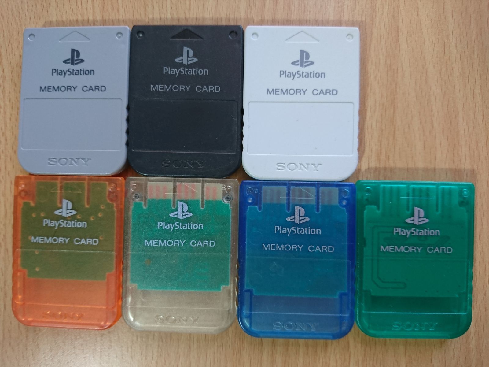 PS1 Genuine/Official Sony PlayStation 1 Memory Card PSX/PS2 SaveGame [SCPH-1020]