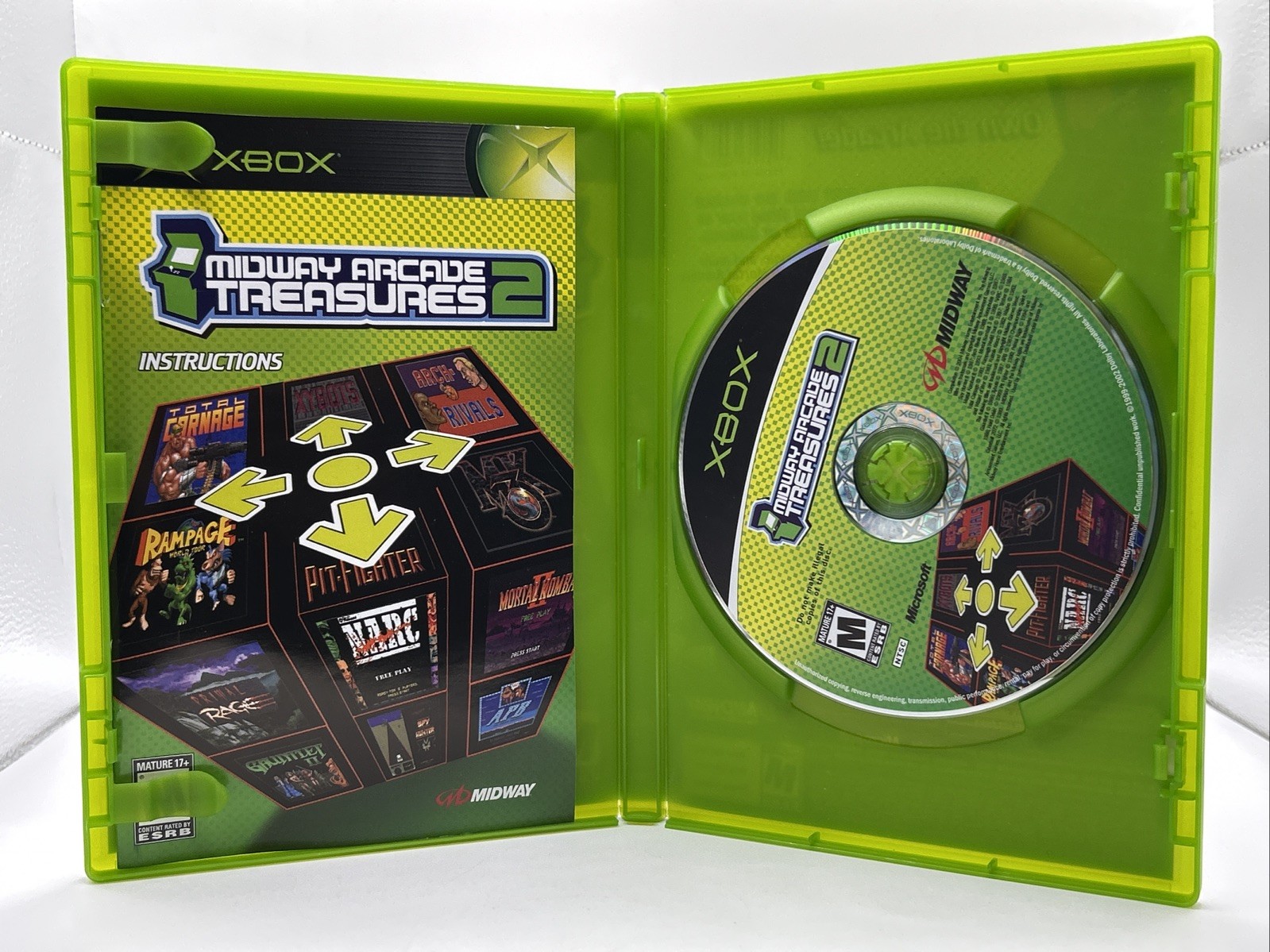 Xbox Midway Arcade Treasures 2 CIB Tested Nice