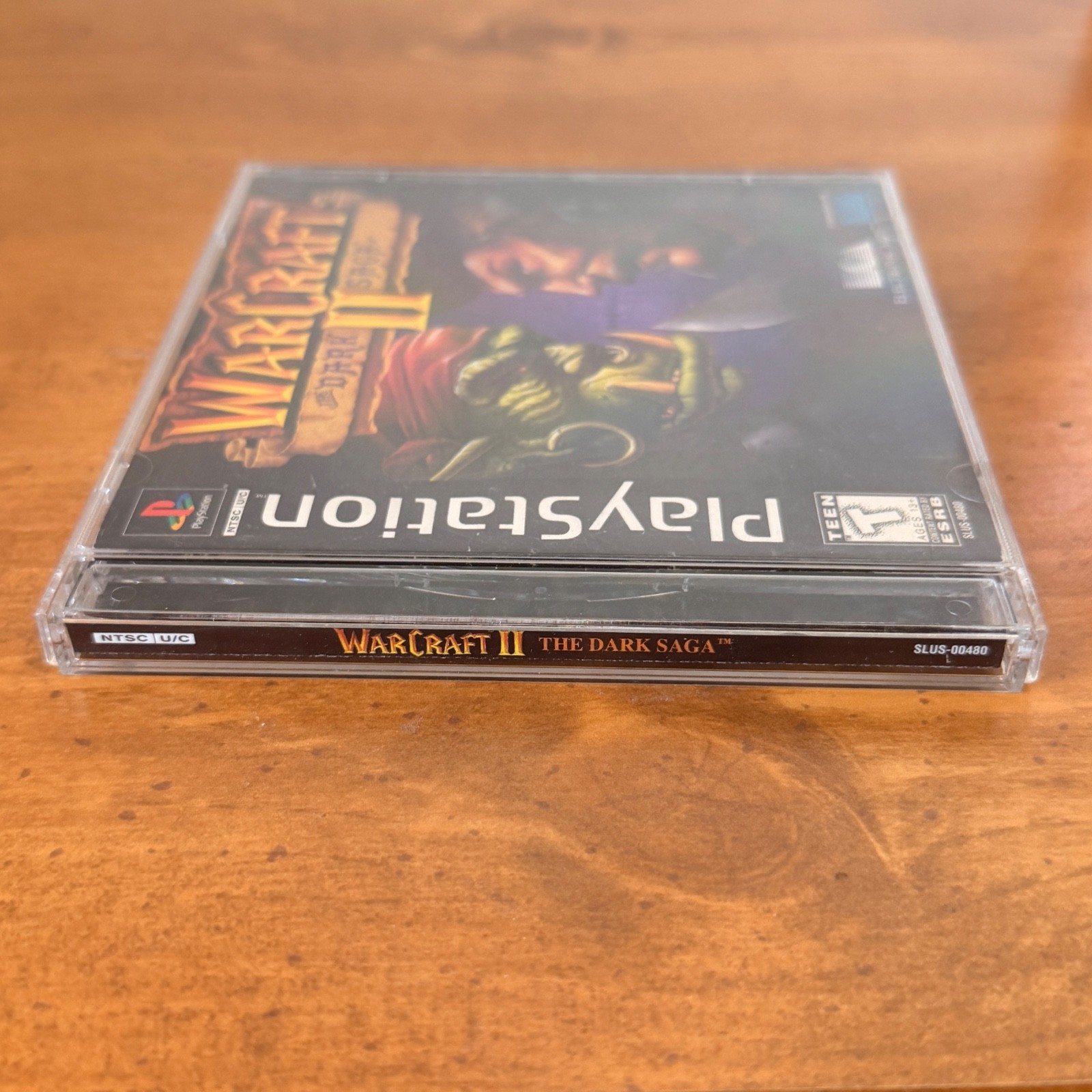 Warcraft II 2 The Dark Saga PS1 PlayStation 1: CIB Complete Blizzard RPG TESTED