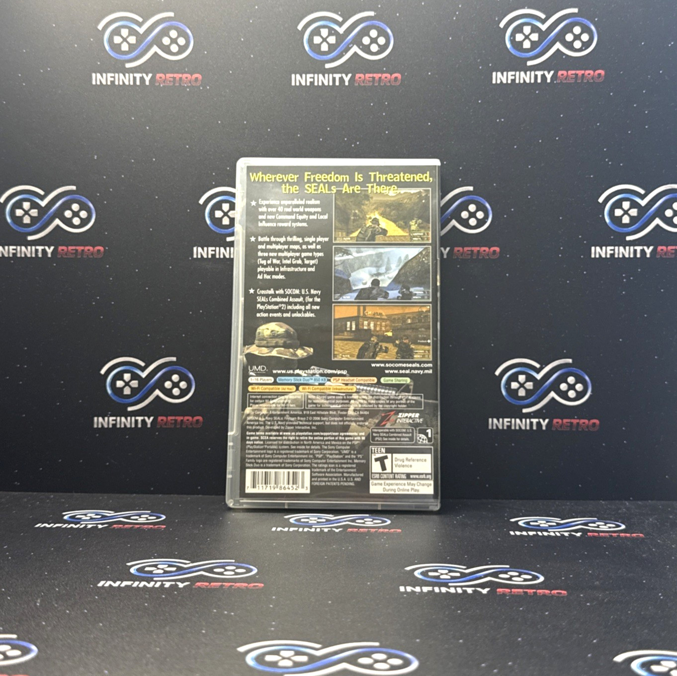 SOCOM U.S. Navy SEALs Fireteam Bravo 2 Sony PlayStation Portable CIB Refurbished