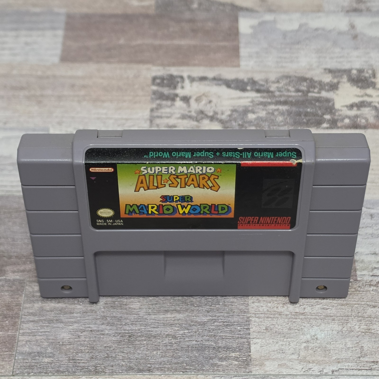 Super Mario All-Stars + Super Mario World (Super Nintendo/SNES) Tested Working