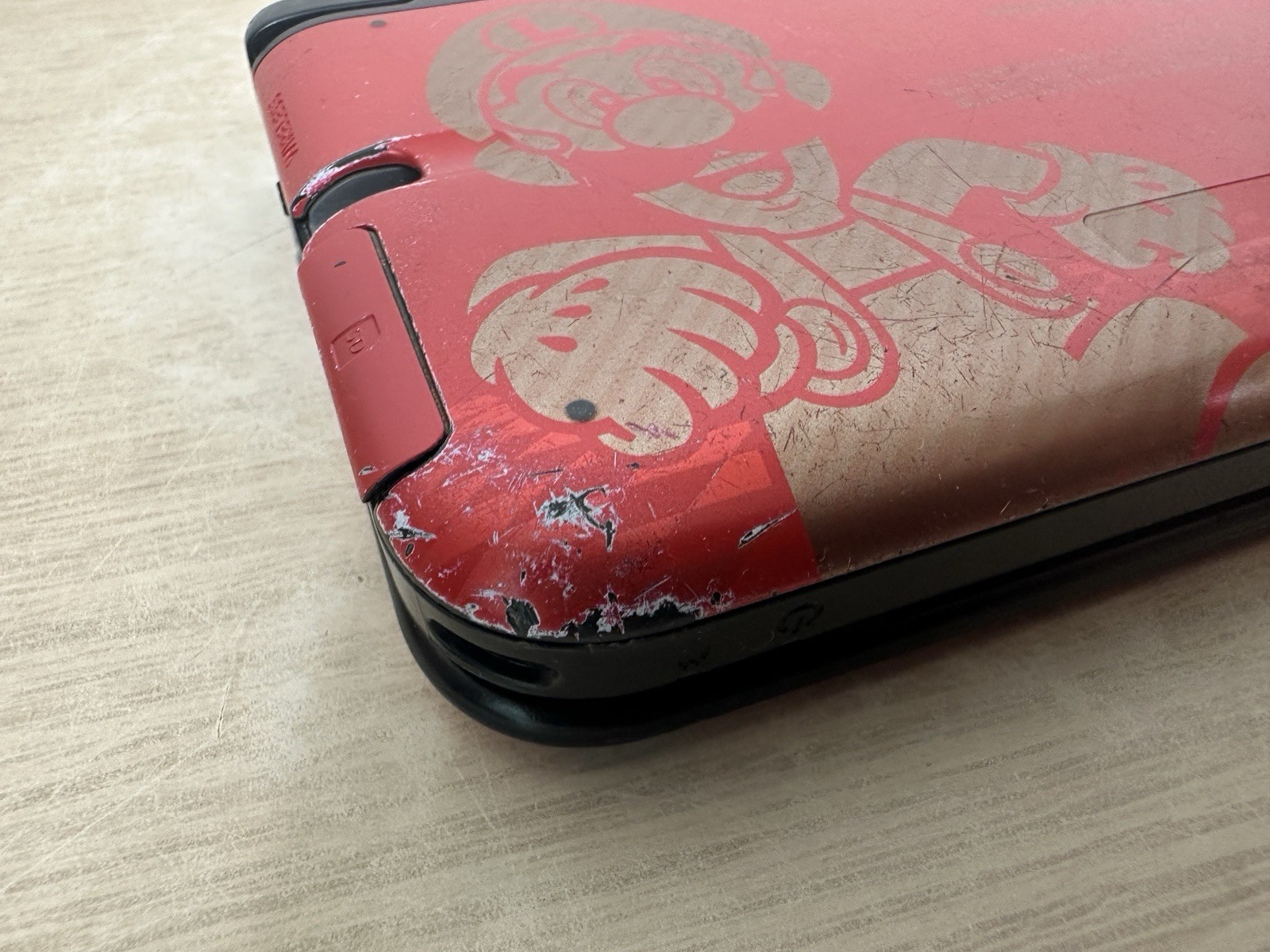 Nintendo 3DS XL Limited Edition Red Super Mario Bros 2 Edition – Works, Has Wear
