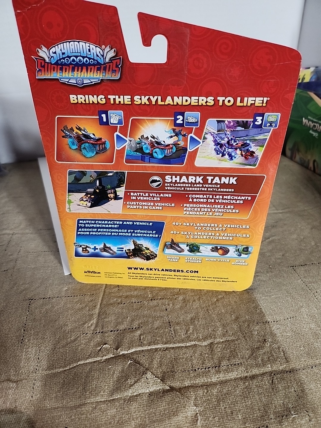 Skylanders Superchargers Shark Tank Figure Vehicle Activision New Xbox PS Wii