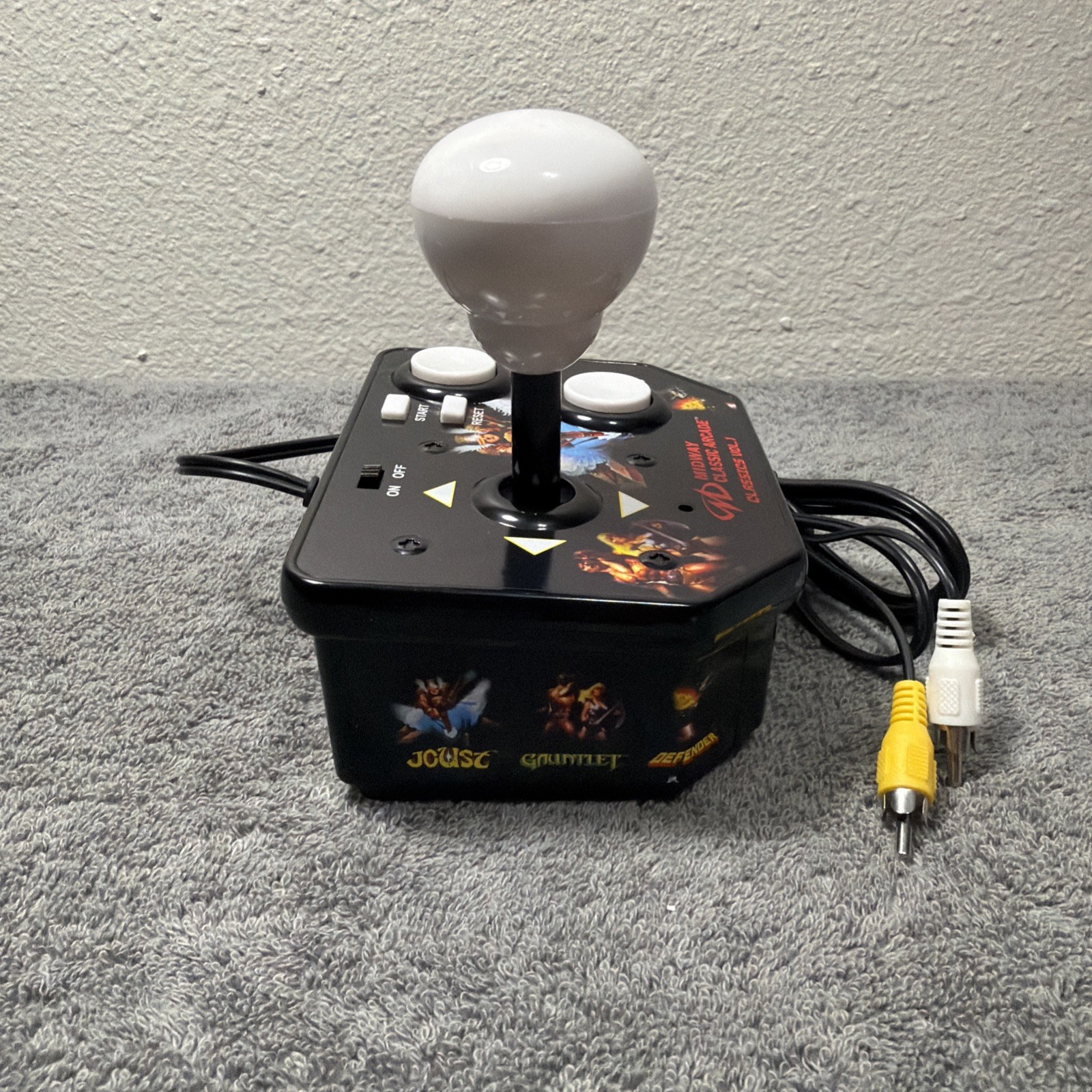 Midway Classic Arcade Vol 1 Plug N Play TV Game Joust Guantlet Defender – Tested