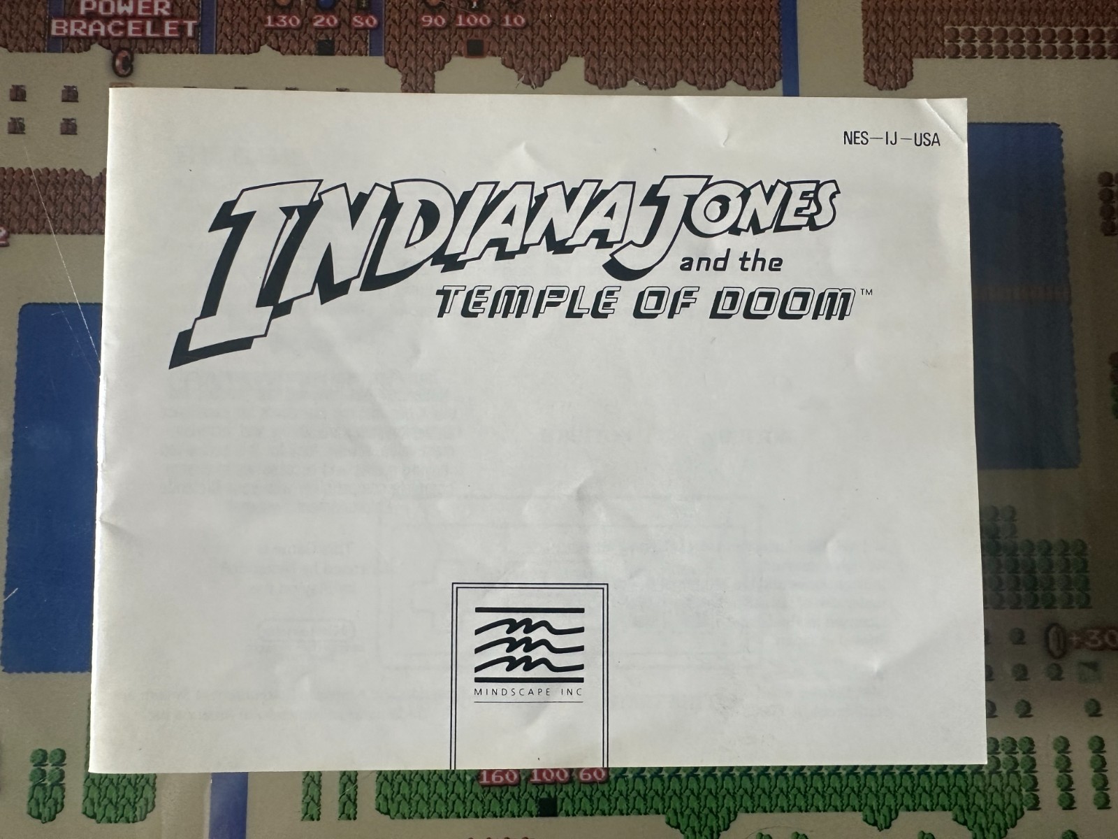 NES Nintendo Indiana Jones and the Temple of Doom Oval Seal CIB Complete in Box