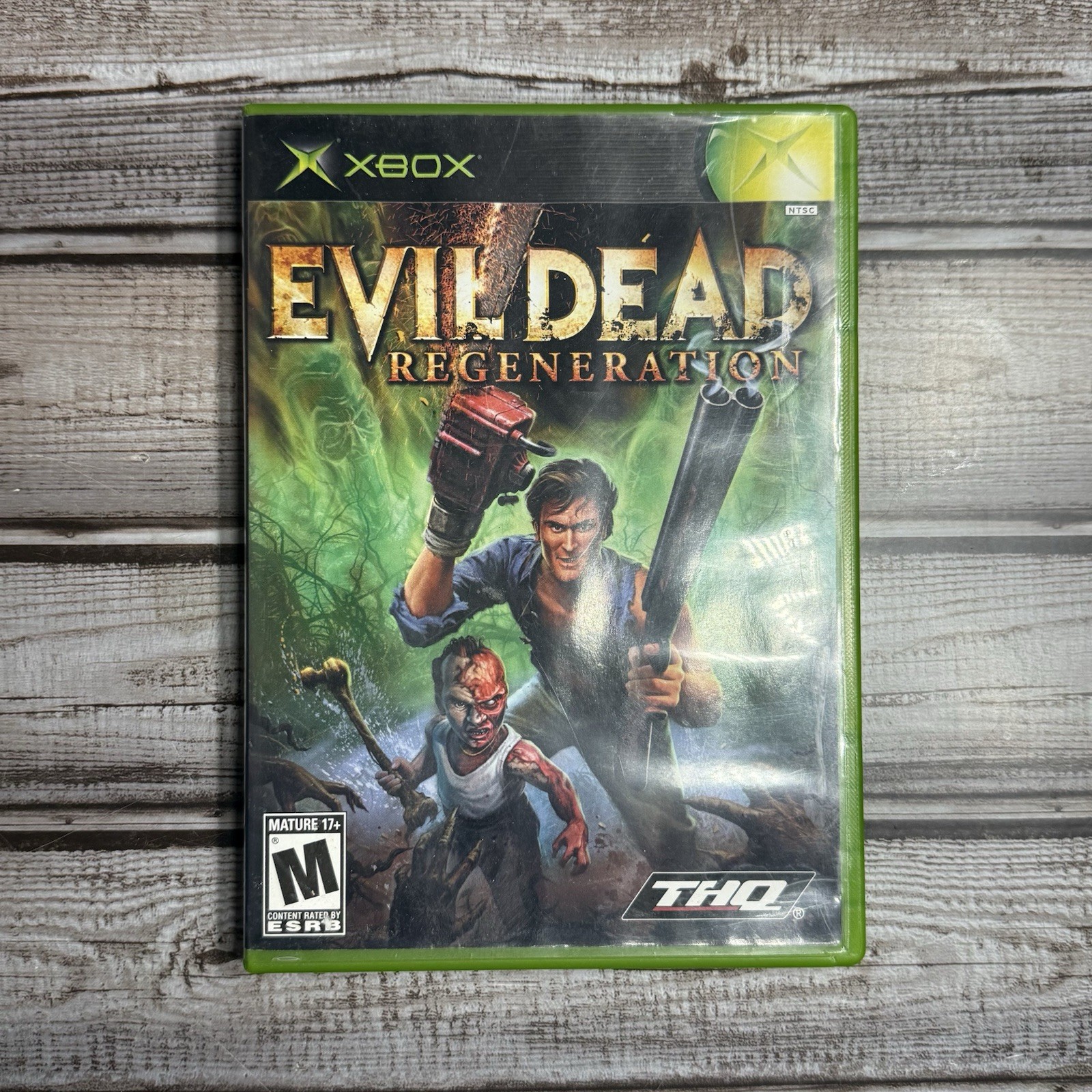 Evil Dead: Regeneration (Microsoft Xbox, 2005) Complete With Manual