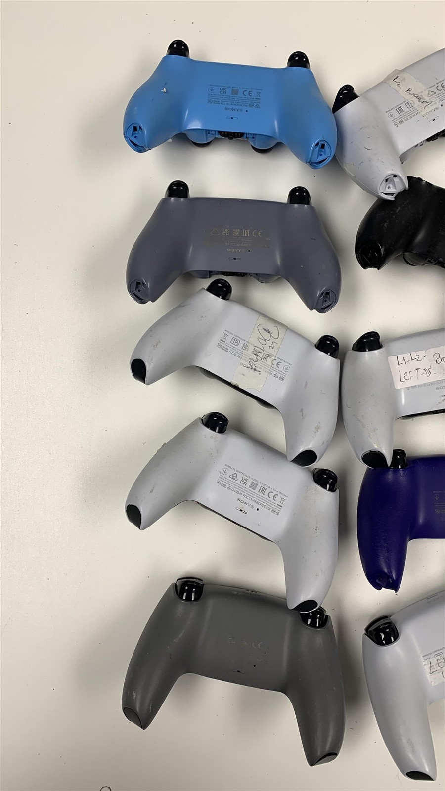 Bulk Lot 20 Sony PS5 DualSense Controllers Broken Parts Repair Wholesale