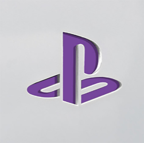 Ps5 logo Insert corner Console Classic Retro Slim Disc & Digital Version