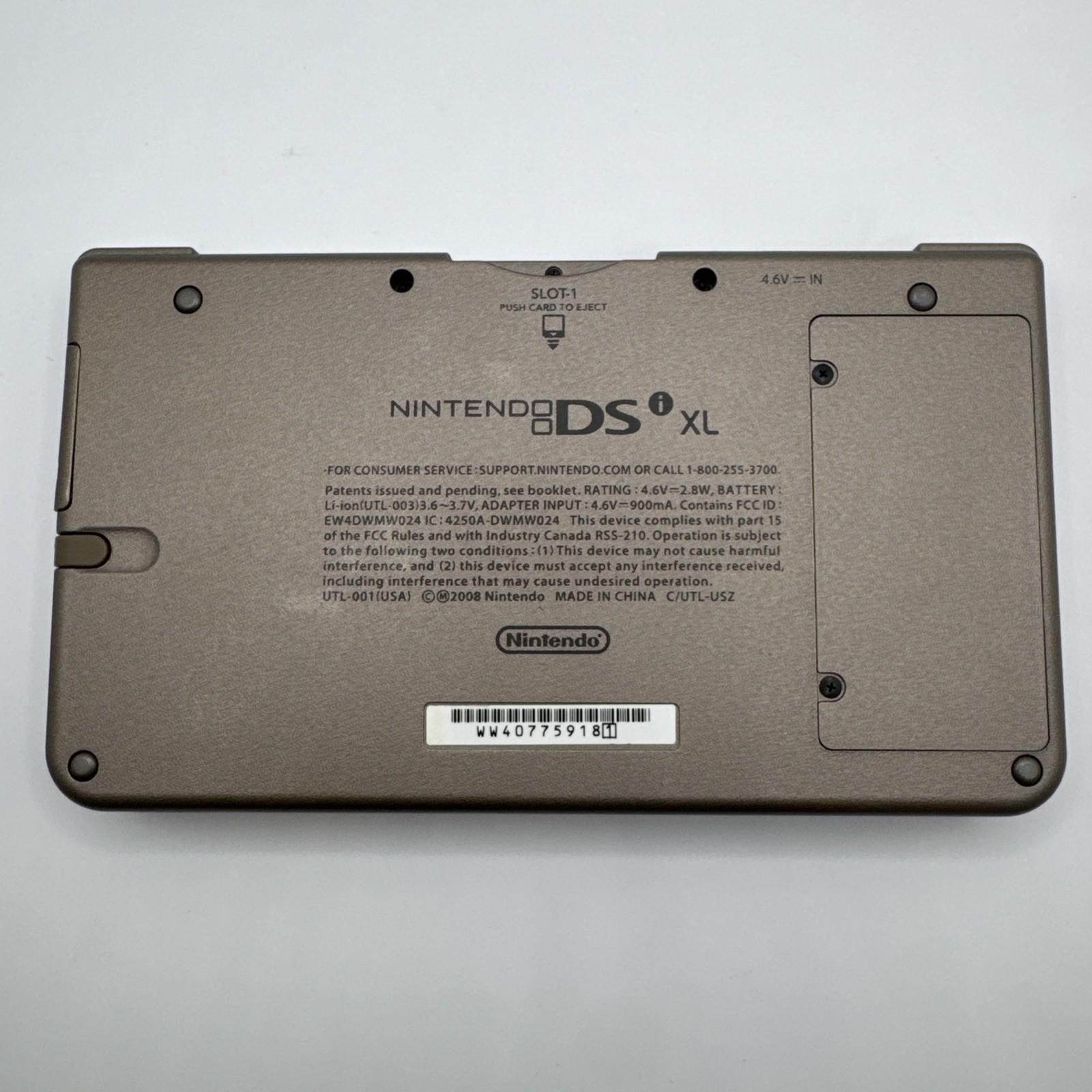 Nintendo DSi XL LL Dark Brown Console Japan Ver Tested & Working with case