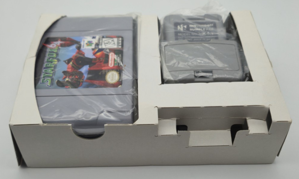 Star Fox 64 N64 Nintendo 1997 Complete in Box CIB w/ Rumble Pak Original Owner