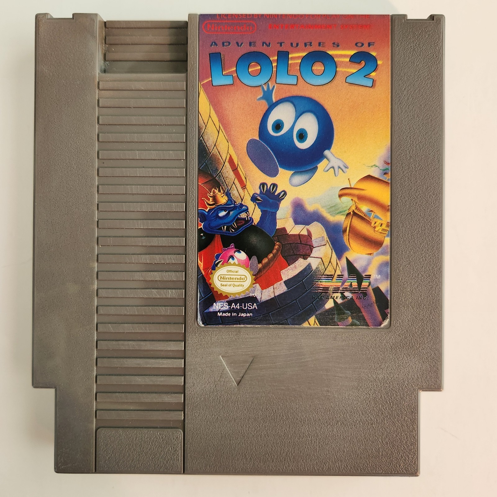 Adventures of Lolo 2 (NES, 1990) Video Game Cartridge