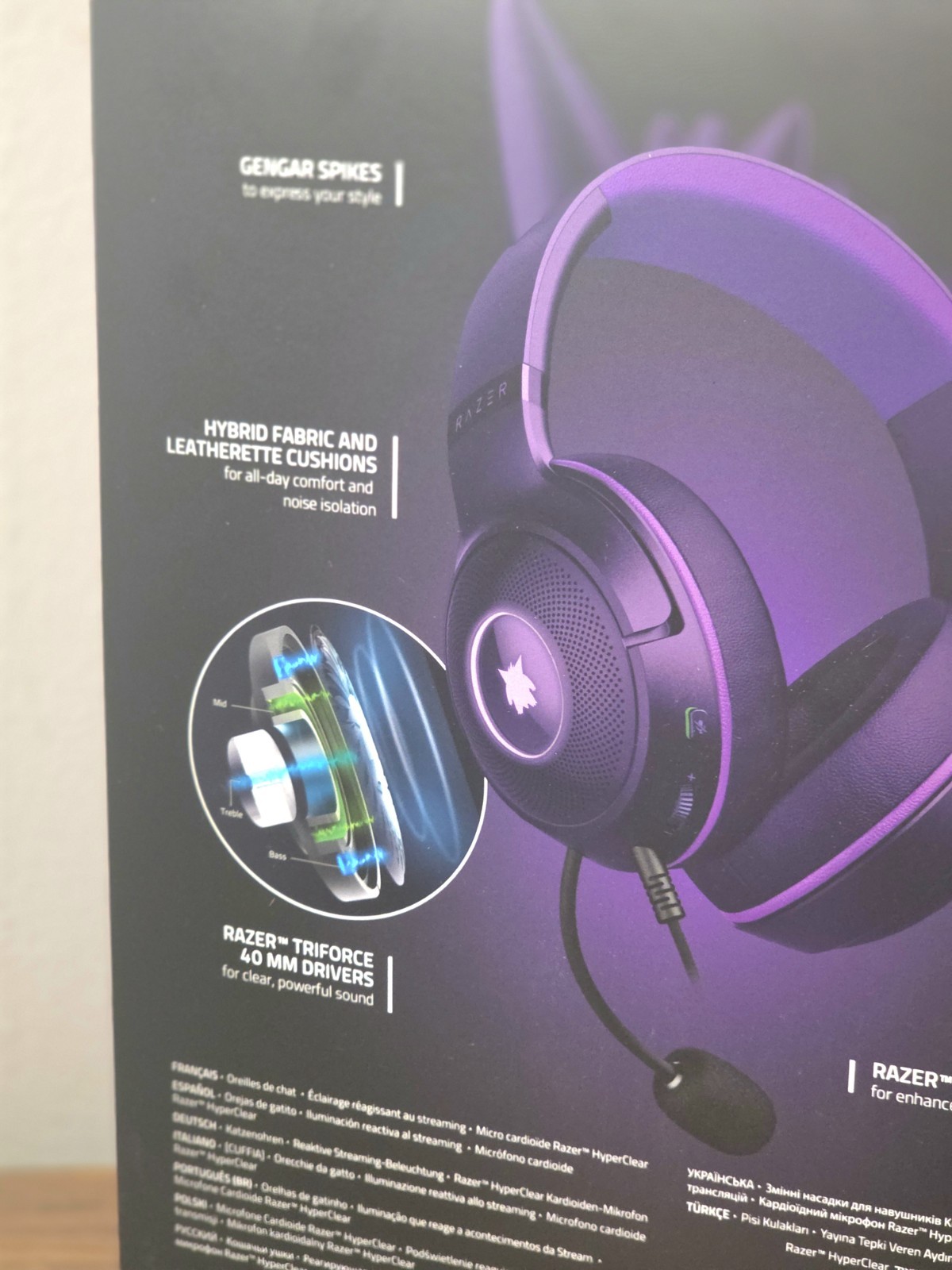 Razer Kraken Kitty V2 – Pokemon Gengar Limited Edition Headset