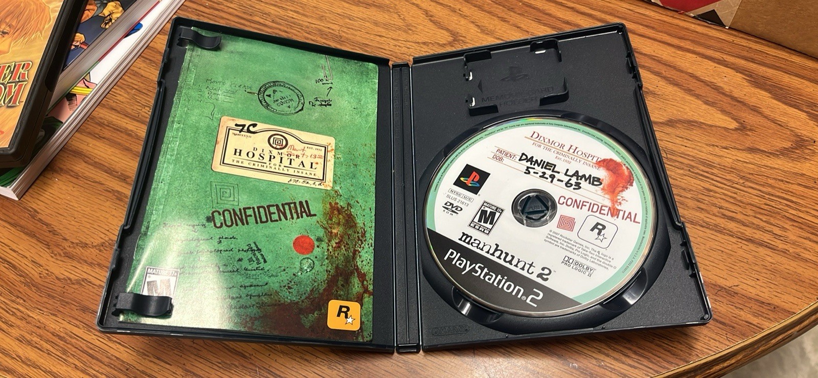 Rockstar Games Manhunt 2 PS2 Manual Included M NTSC-U/C 2007 Horror