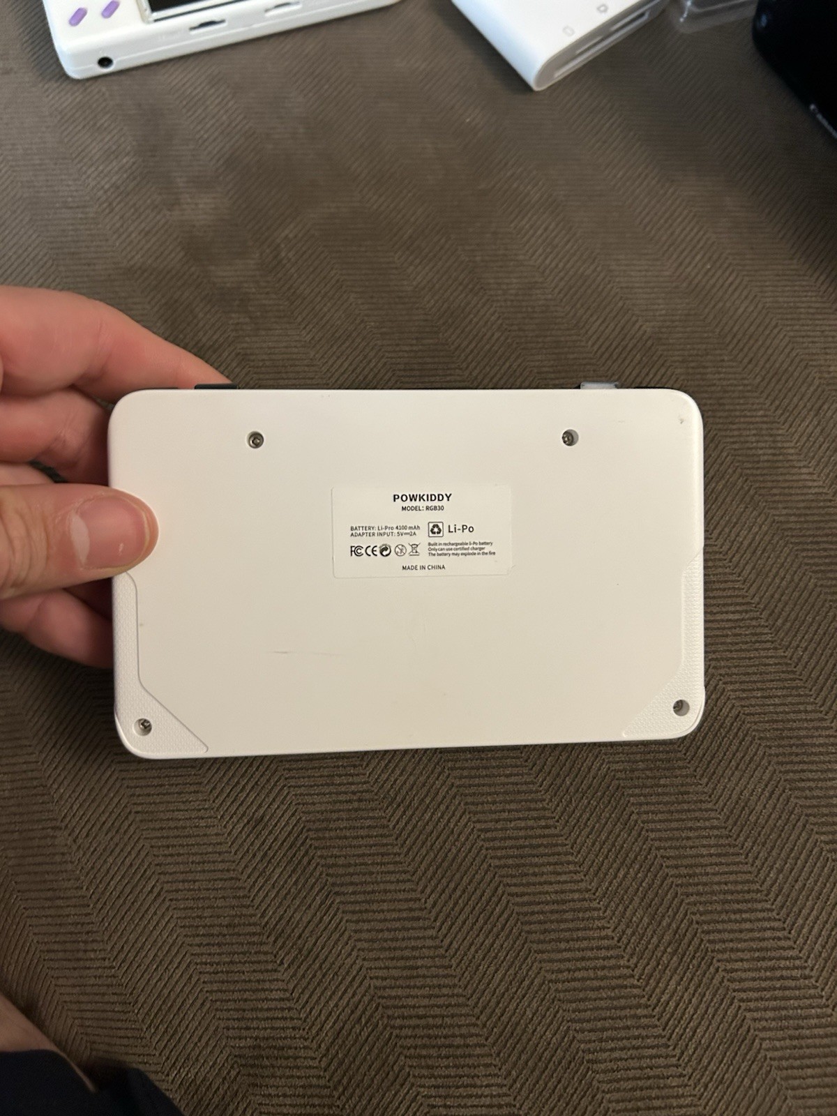 Powkiddy RGB30 with custom buttons