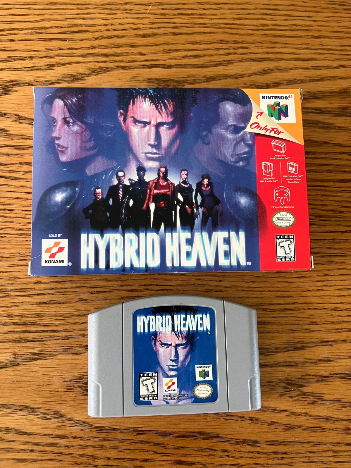 Nintendo 64 N64 Authentic Hybrid Heaven CIB with Registration Card