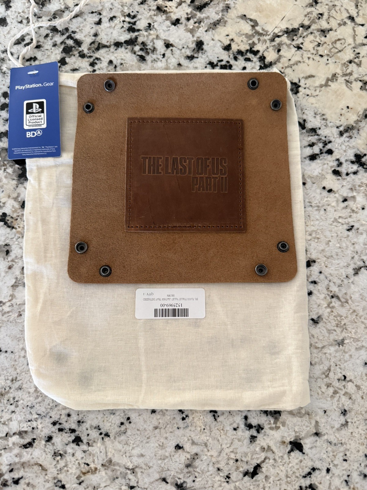 The Last of Us Part II 2 Ellie Leather Valet Tray Key Holder TLOU NEW