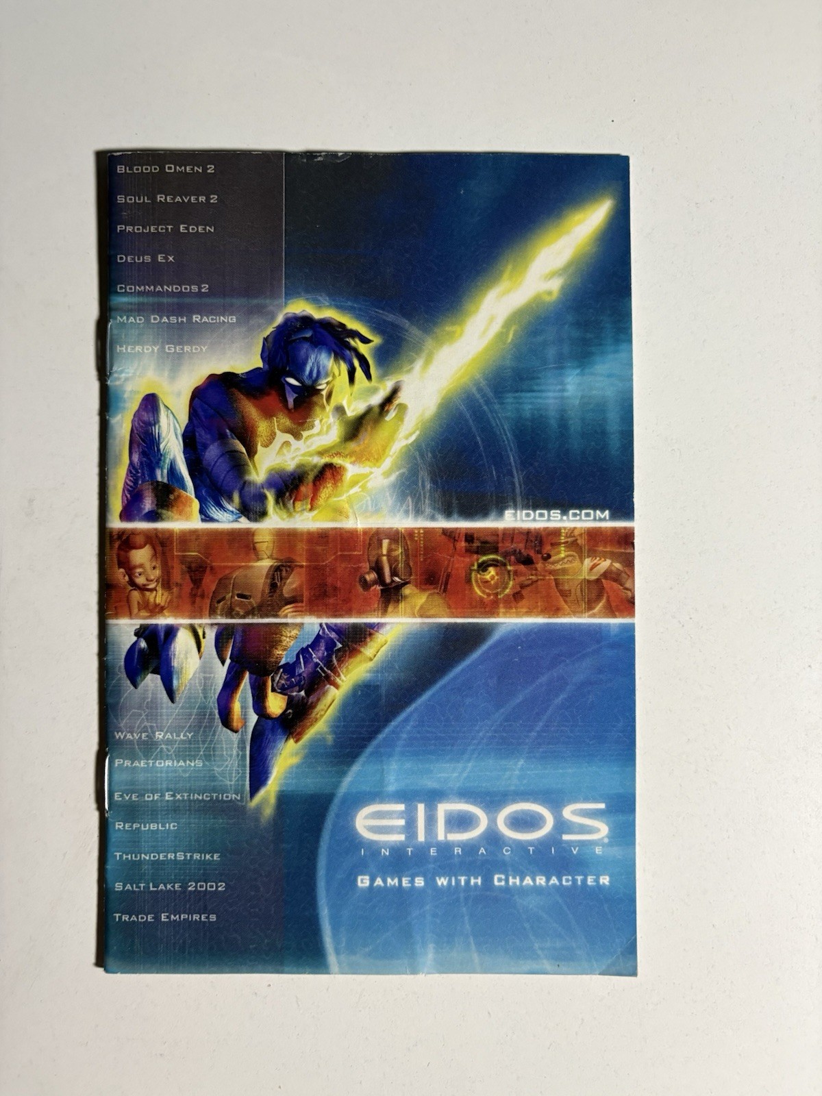 Eidos Interactive (Sony PlayStation 2 PS2) Manual Insert Only, No Game