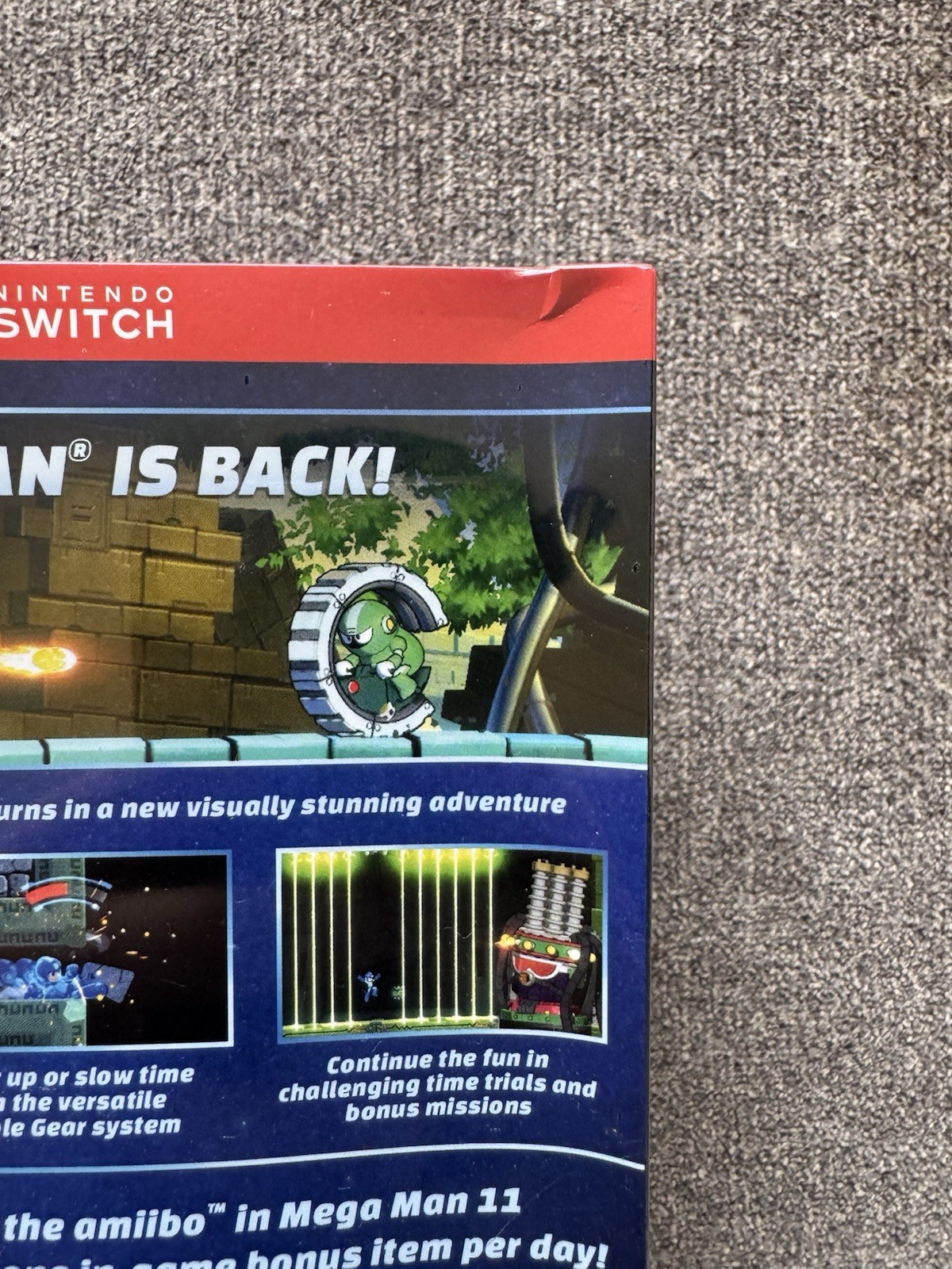 Mega Man 11 Amiibo Edition Nintendo Switch SEALED Complete Capcom Rare