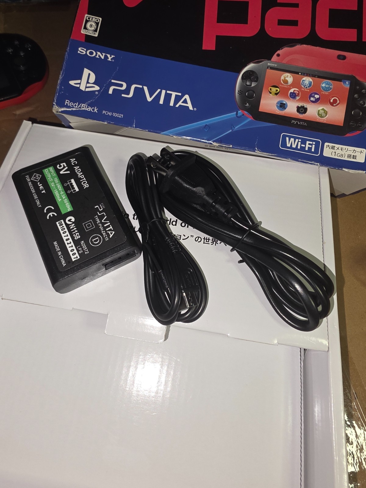 ps vita 2000 black and red