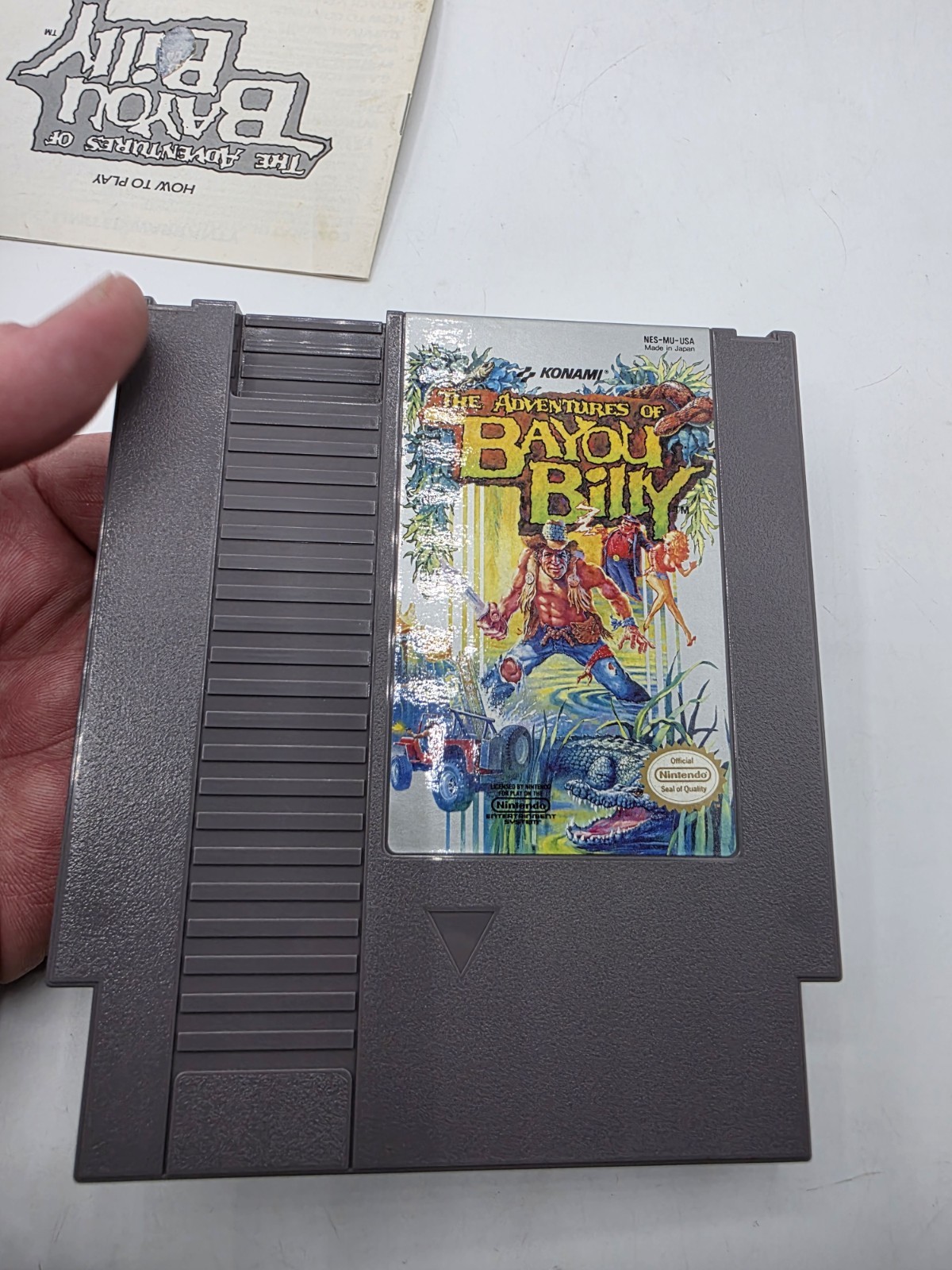 Adventures of Bayou Billy Nintendo NES 1989 CIB w/Manual Tested Oval Seal
