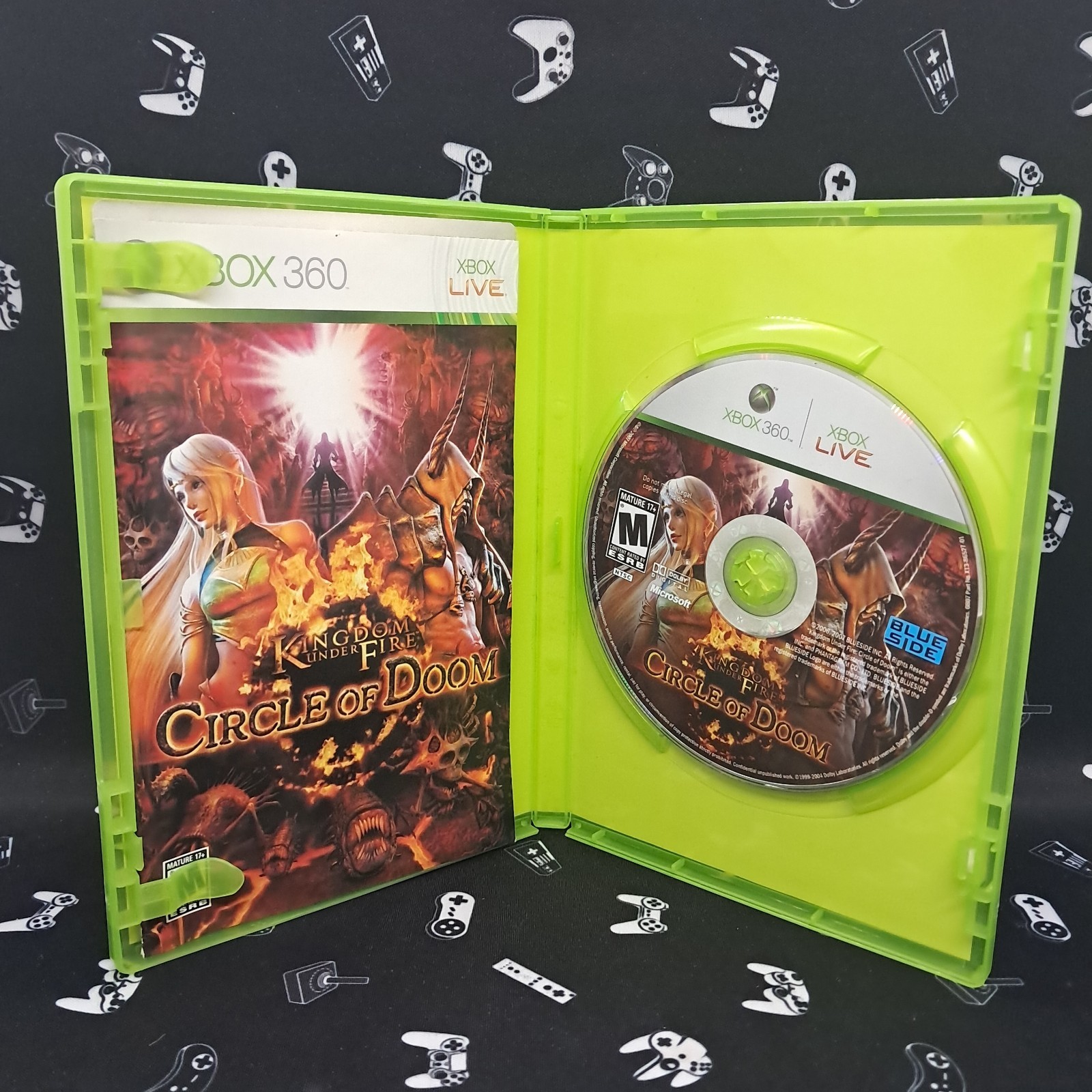 Kingdom Under Fire: Circle of Doom (Microsoft Xbox 360, 2008) CIB Very Good