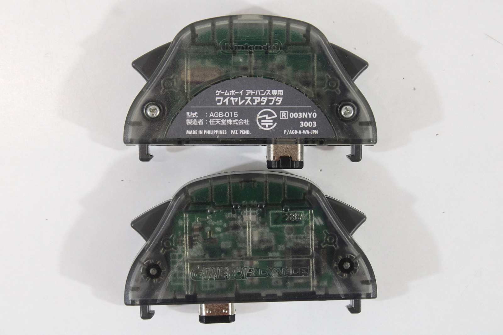 Lot 2 Nintendo Gameboy Advance Wireless Adapter AGB-015 OEM GAME BOY GBA TESTED