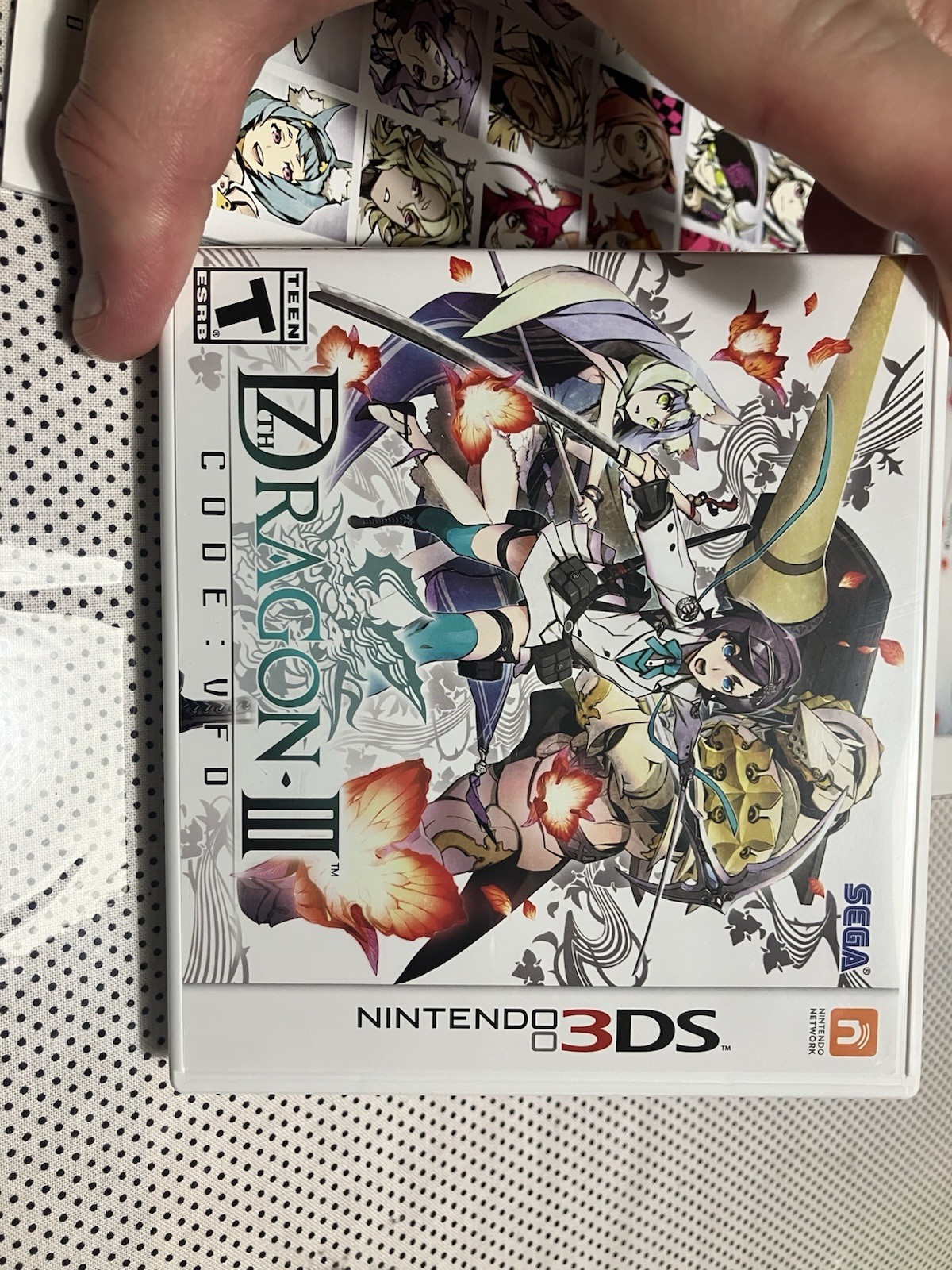 7th Dragon III Code: VFD Launch Edition (Nintendo 3DS 2016) CIB With Book Tested