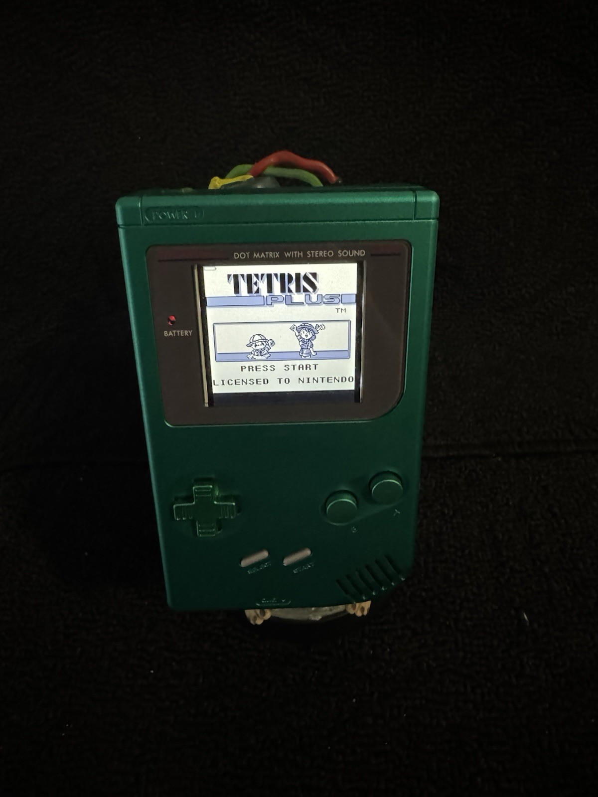 Gameboy DMG IPS Screen/Metal Shell with Tetris Plus Included