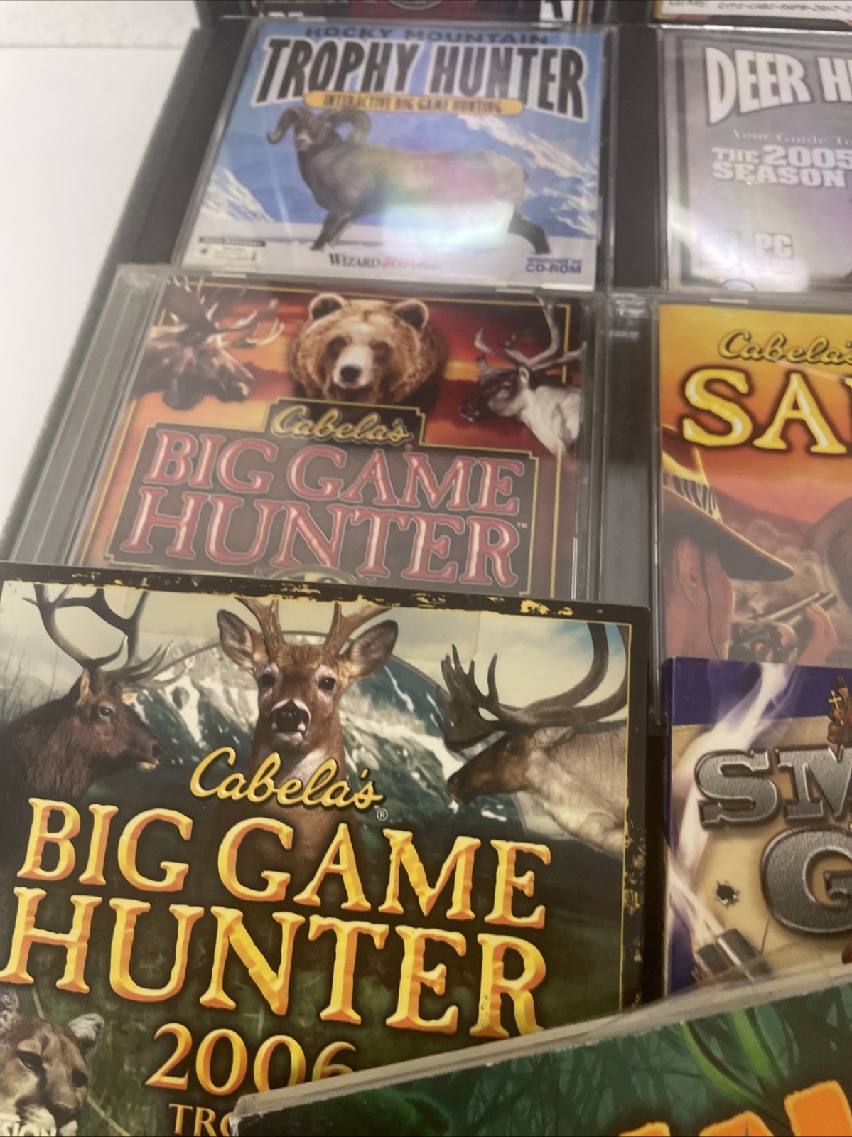 Lot of 28 PC Shooting Games, Cabelas Game Hunter, Trophy Hunter, Safari Etc.