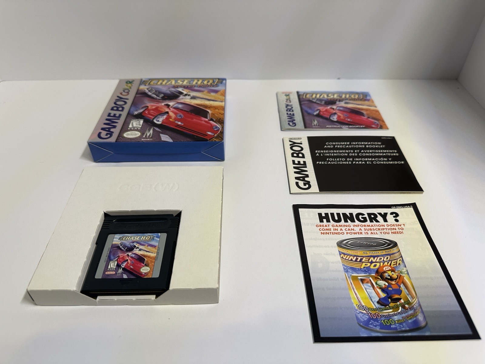 Chase H.Q.: Secret Police (Game Boy Color, 1999) CIB w/ Box & Manual