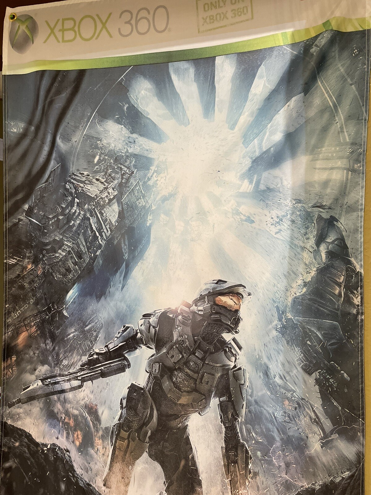 Halo 4 5ft Flag Microsoft XBOX 360 2012 Banner Poster Bungie Master Chief