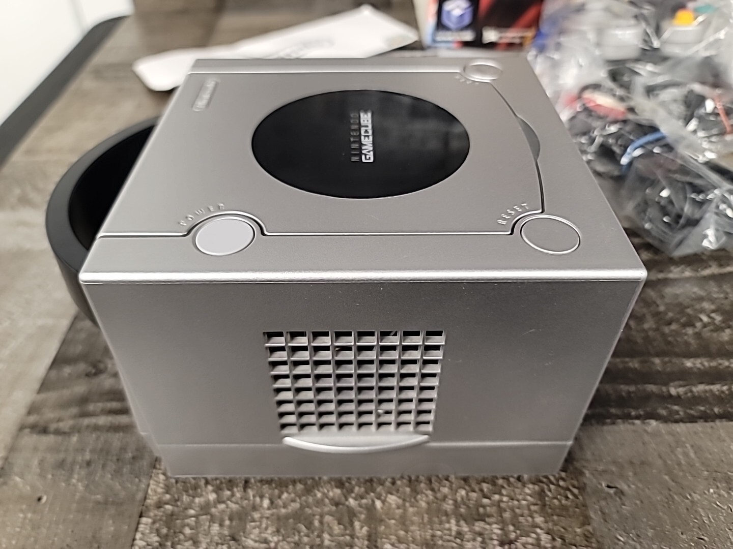 RARE You Got Money Variant – Nintendo GameCube Platinum Silver Console CIB