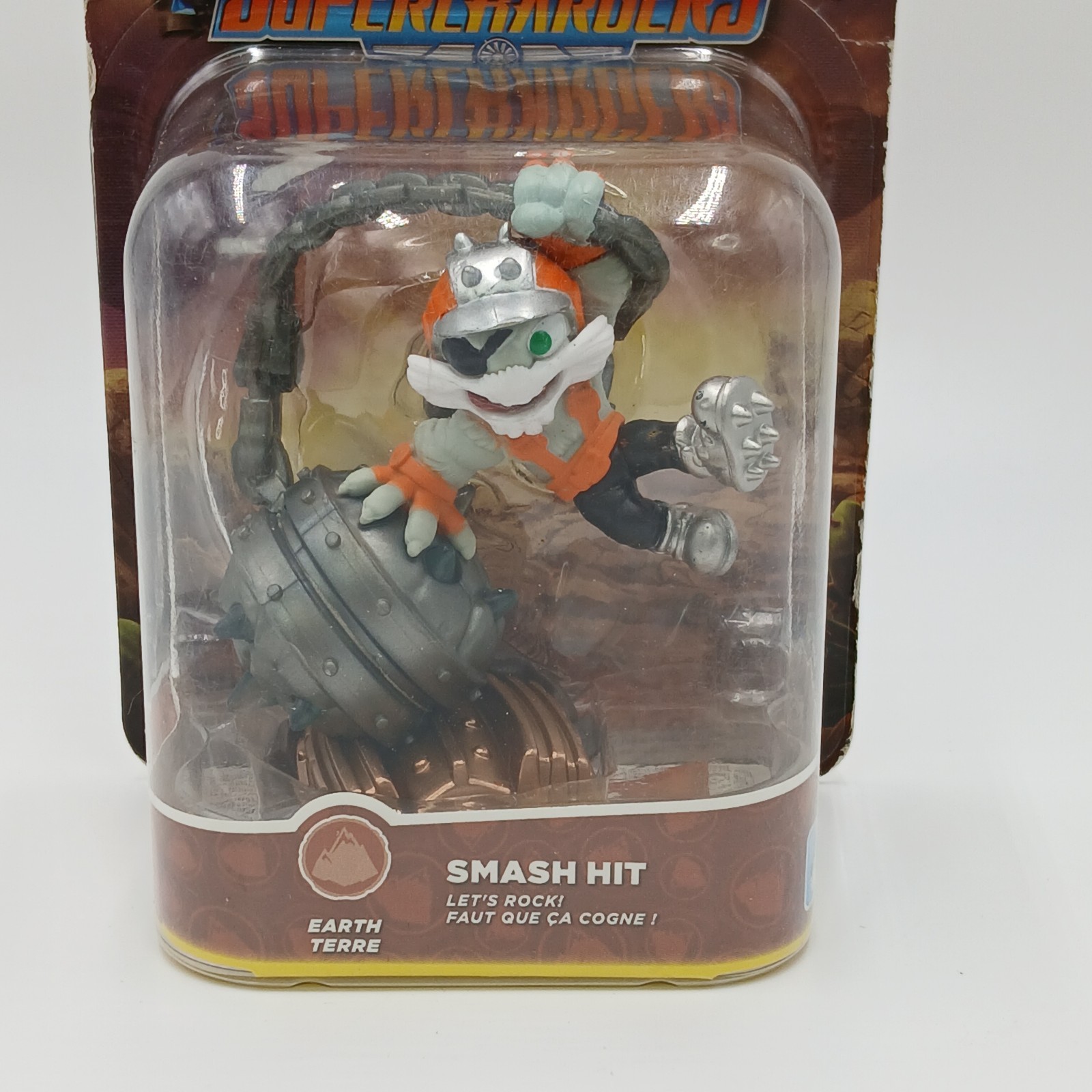 Skylanders SuperChargers Smash Hit Earth Figure Sealed NOS Heavy Shelf Damage