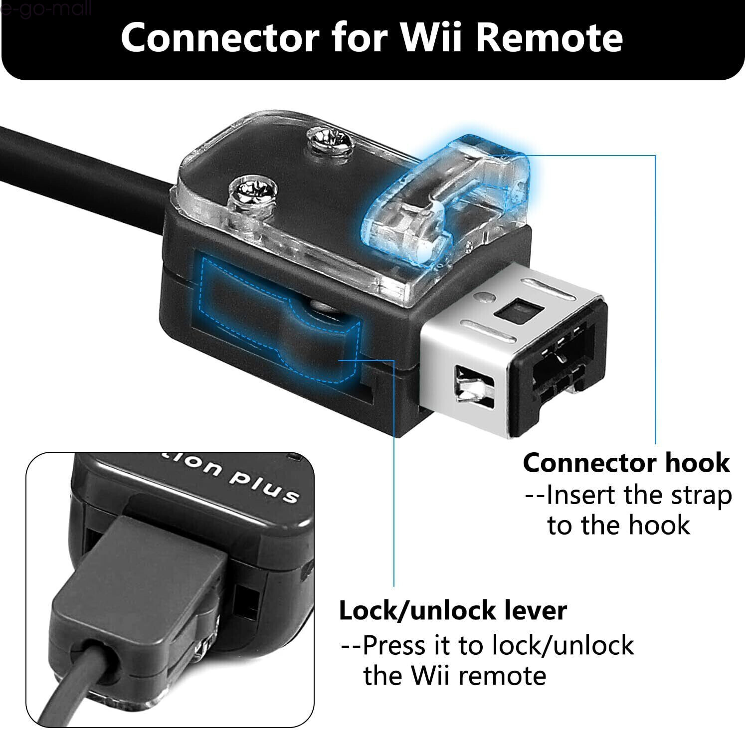 Built-in Motion Plus Wii Remote & Nunchuck Game Controller for Wii Wii U Console