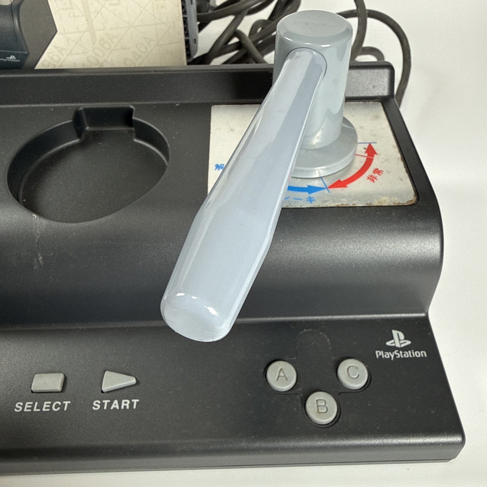 PlayStation PS1 Densha de GO Controller With Game Taito Rail Train Simulator JP