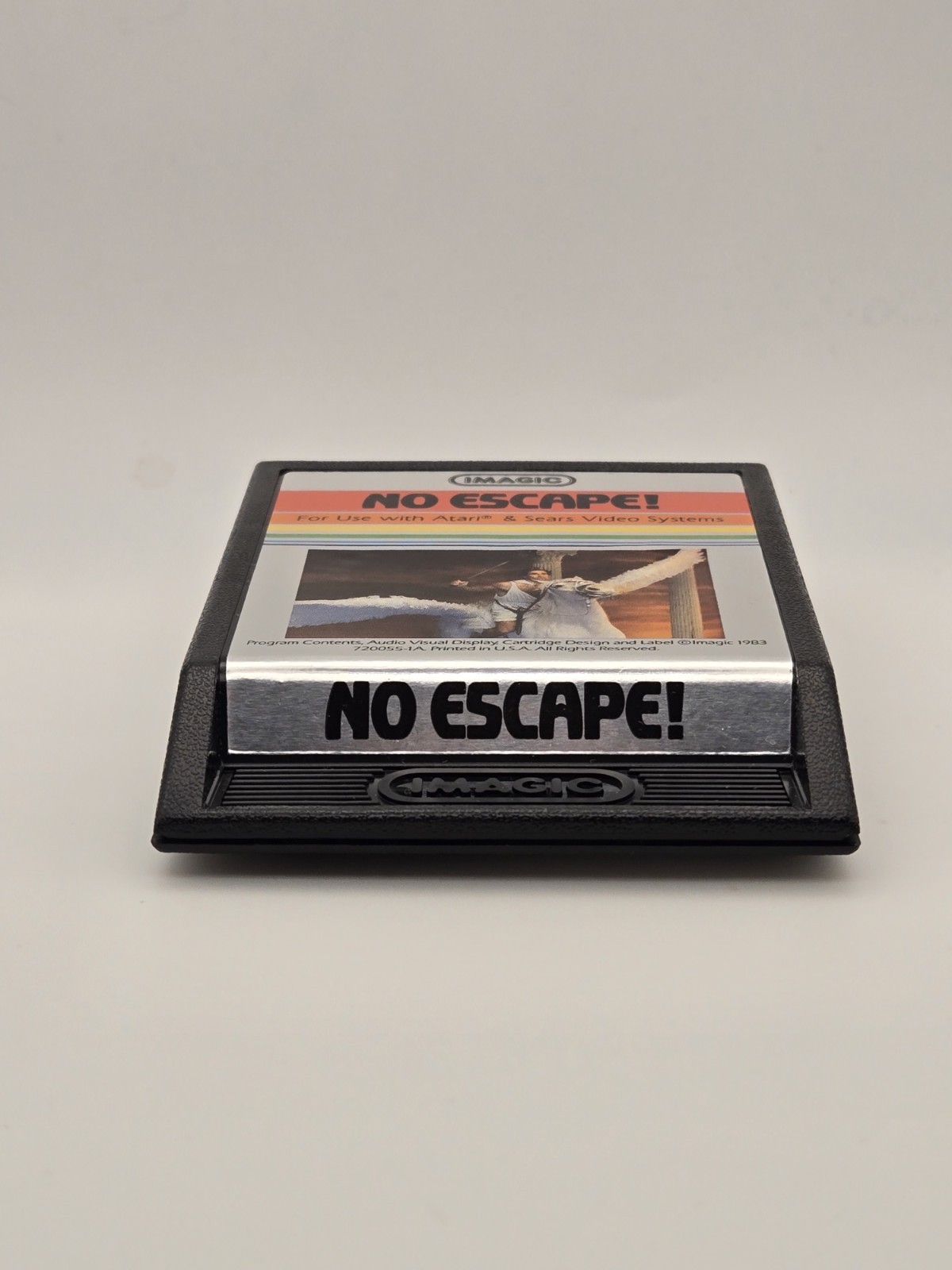 Atari 2600 Video Game No Escape!, Complete CIB, 1983 Imagic, tested and working