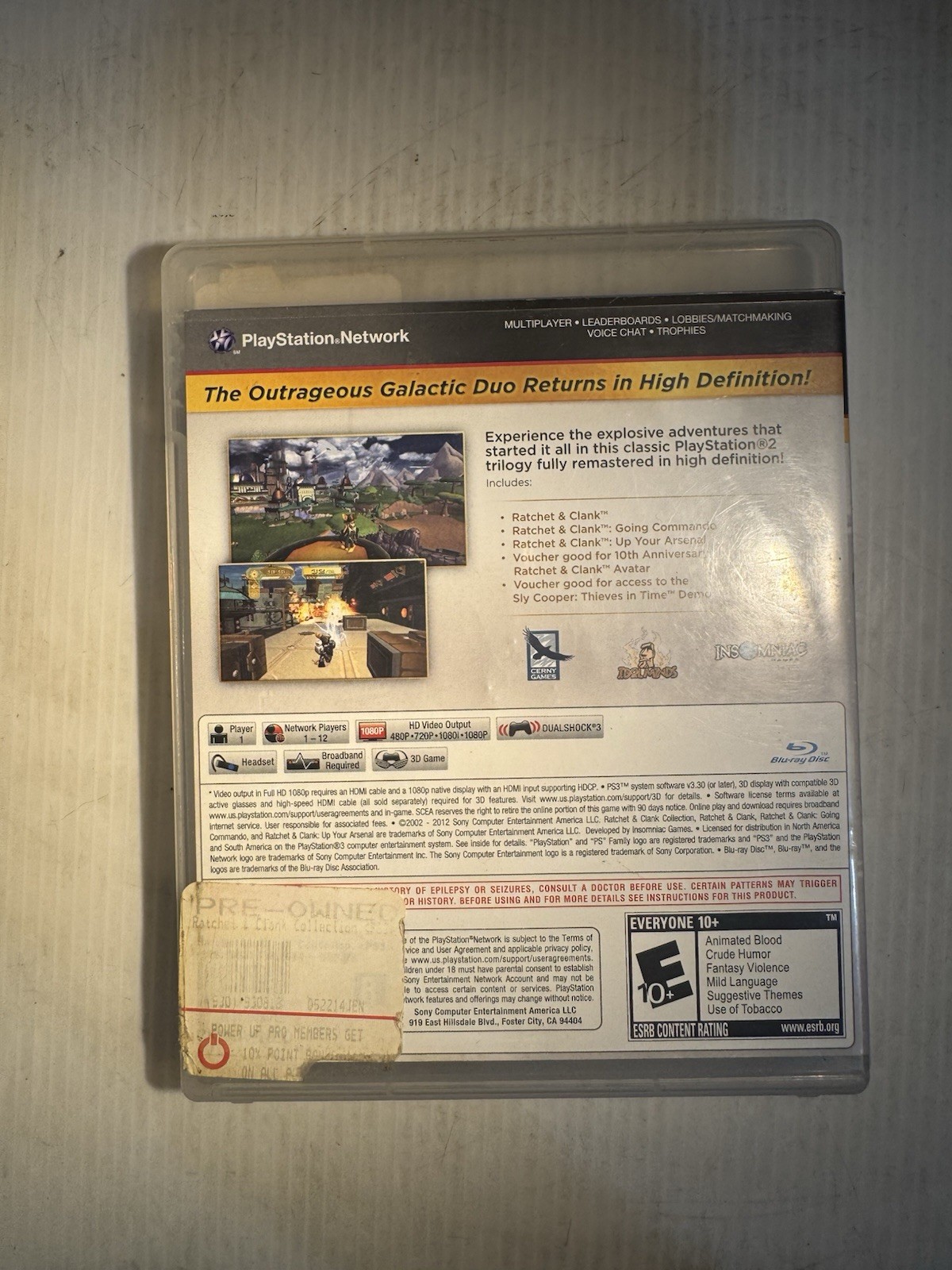 Ratchet & Clank Collection (PlayStation 3 PS3)