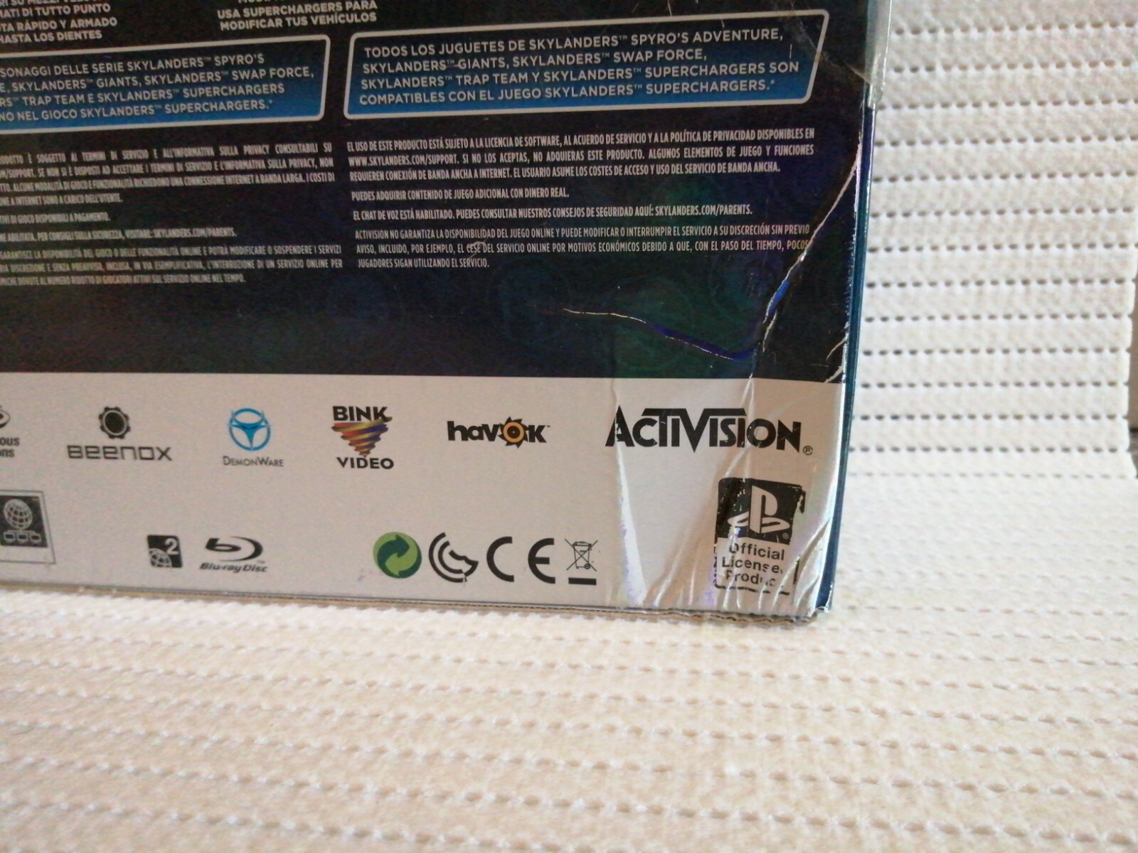 Skylanders SuperCharger Dark Edition Starter Pack per Play Station 3 nuova