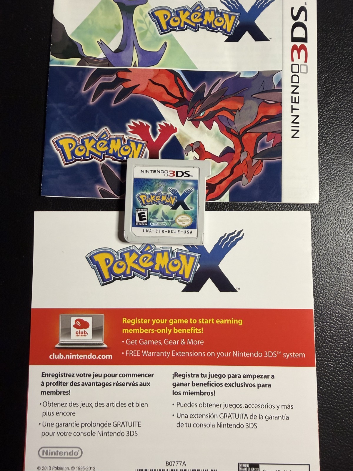 Pokemon X – Nintendo 3DS Complete in Box CIB Tested