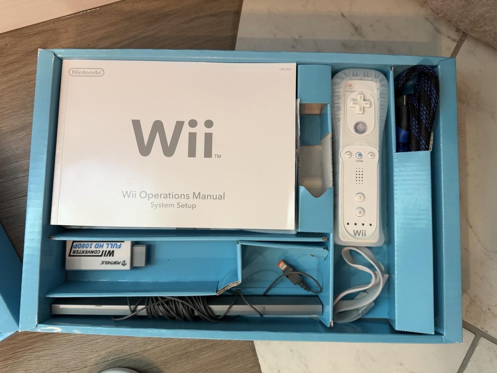 Nintendo Wii Console Bundle – Wii Play, 3 Remotes, 2 Nunchuks, Nerf Sports Pack