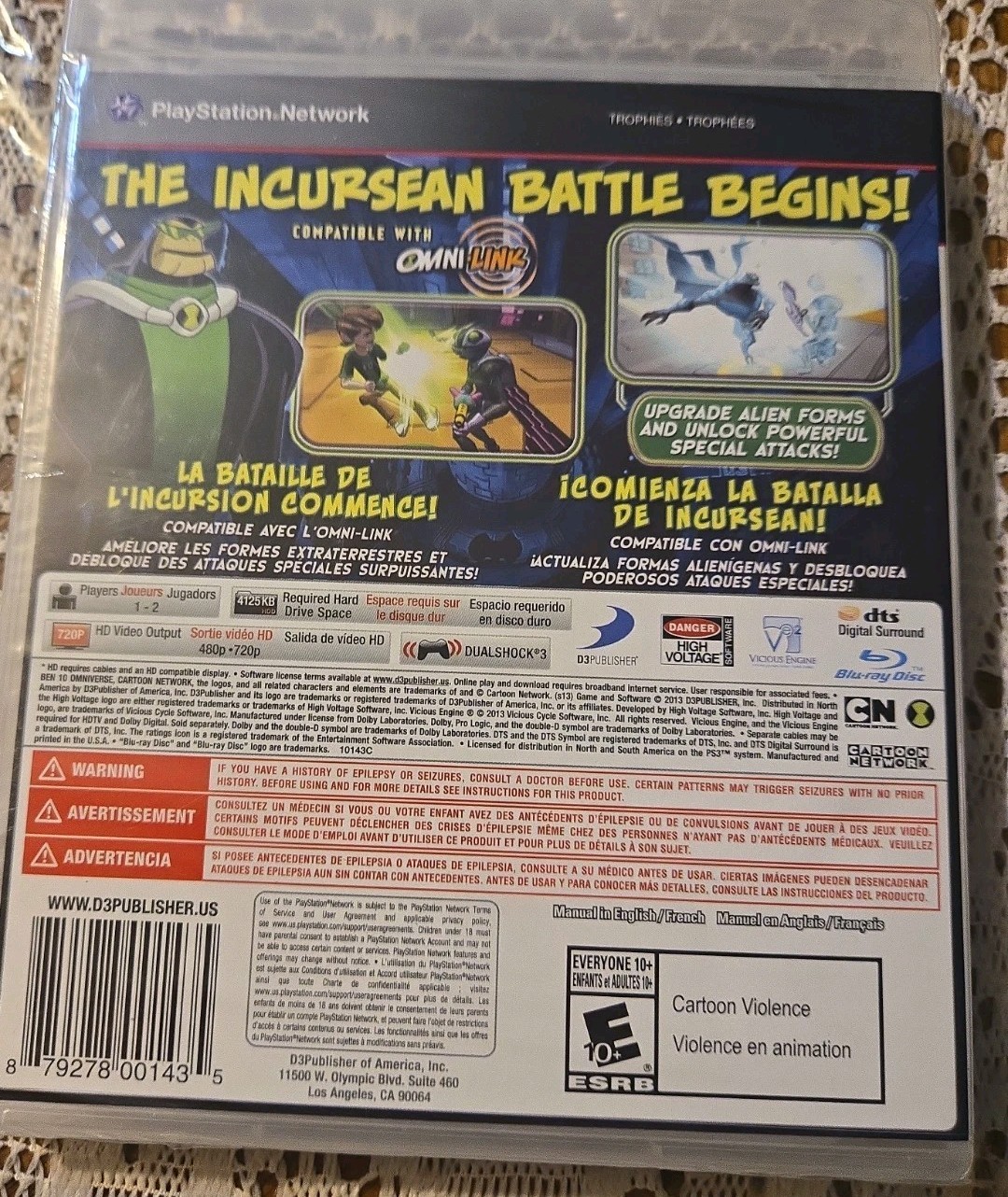 Ben 10: Omniverse 2 (Sony PlayStation 3, 2013) New & Factory Sealed