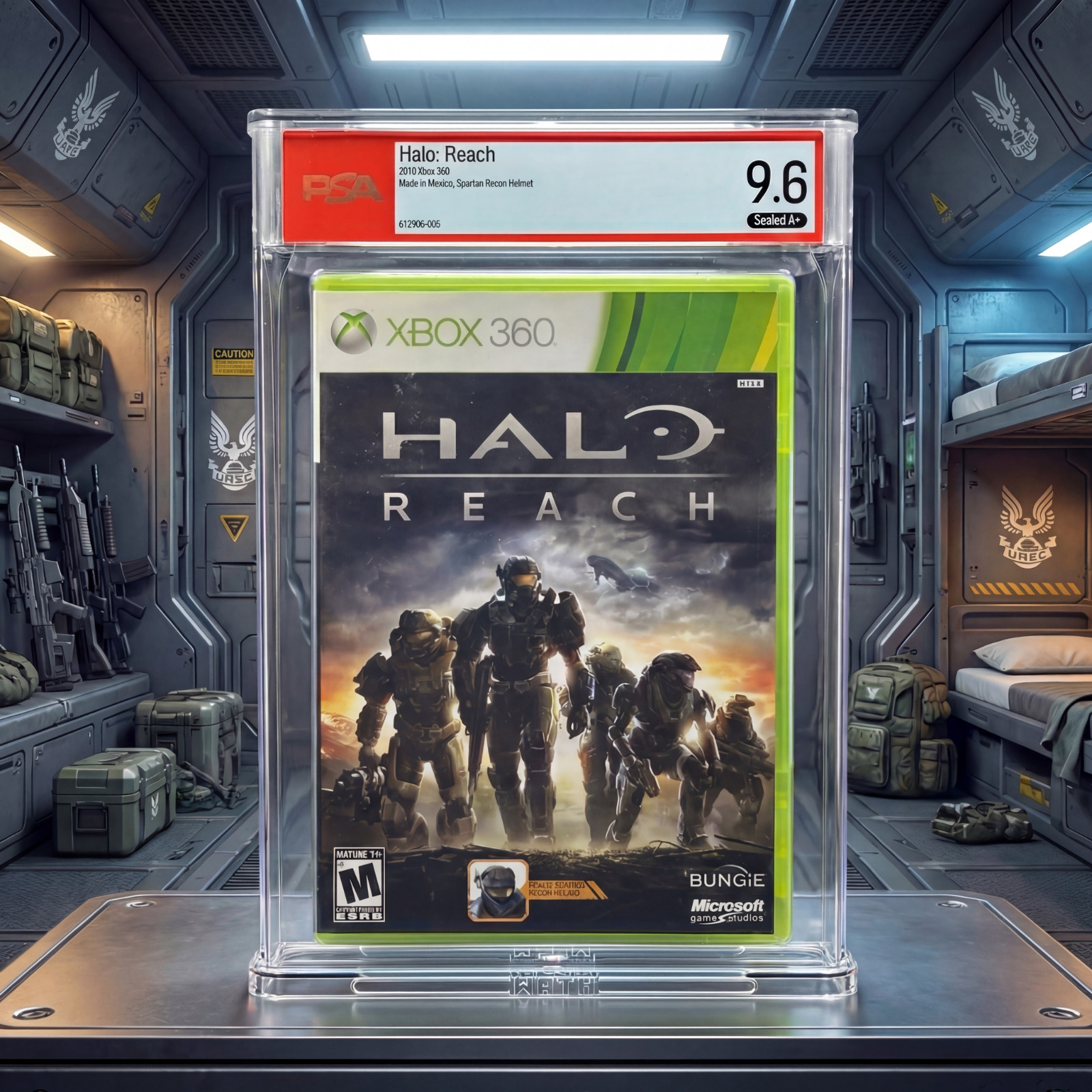 Halo: Reach • PSA 9.6 A+ • 1st Print Recon • Xbox 360