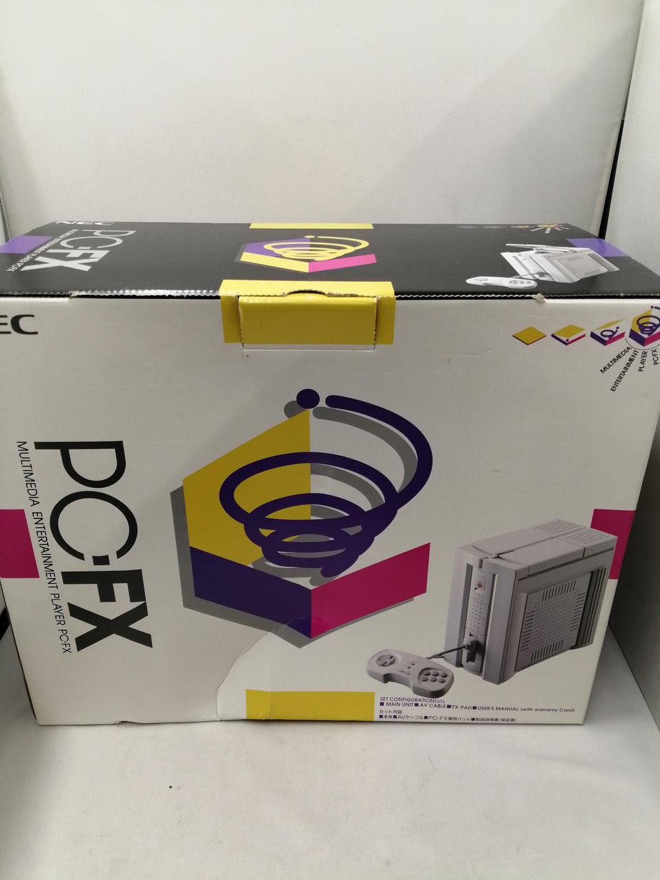 NEC PC-FX Console 1994 Japan Import Complete Box with Controller & Cables