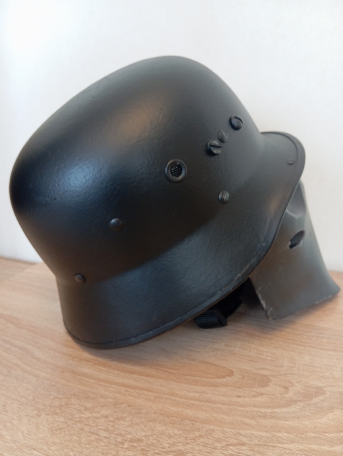 Custom made with 3D printed parts Wolfenstein New Order face mask with helmet